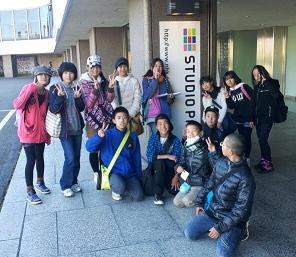 ＮＨＫの前で