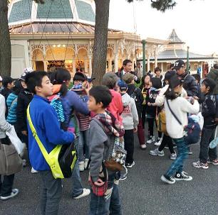 ディズニーランドに着きました