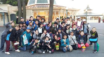 ディズニーランドに全員集合