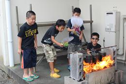 ２日目　飯ごう炊飯