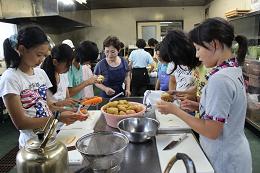 ２日目　カレー作り