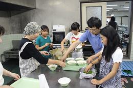 ３日目　朝食づくり